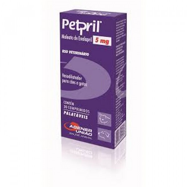 Petpril Agener União 30 Comprimidos 5 MG (COM 30)