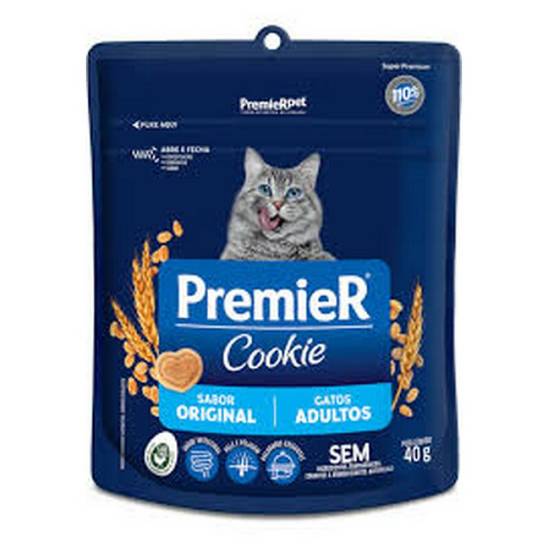 Cookie Premier Sabor Original para Gatos Adultos 40g