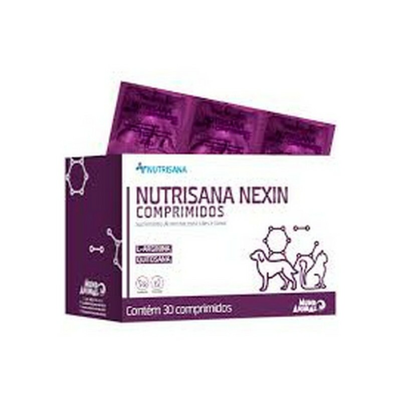 Suplemento Alimentar Nexin para Cães e Gatos Nutrisana 30 Comprimidos