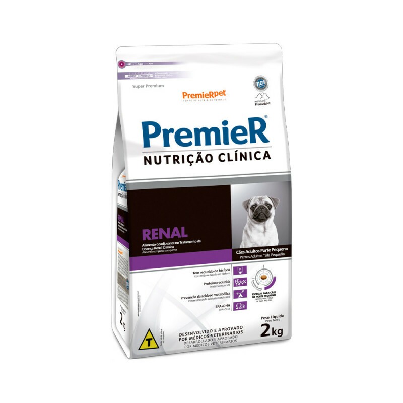 Ração Premier Nutrição Clínica Renal Cães Adultos Raças Pequenas 2 kg
