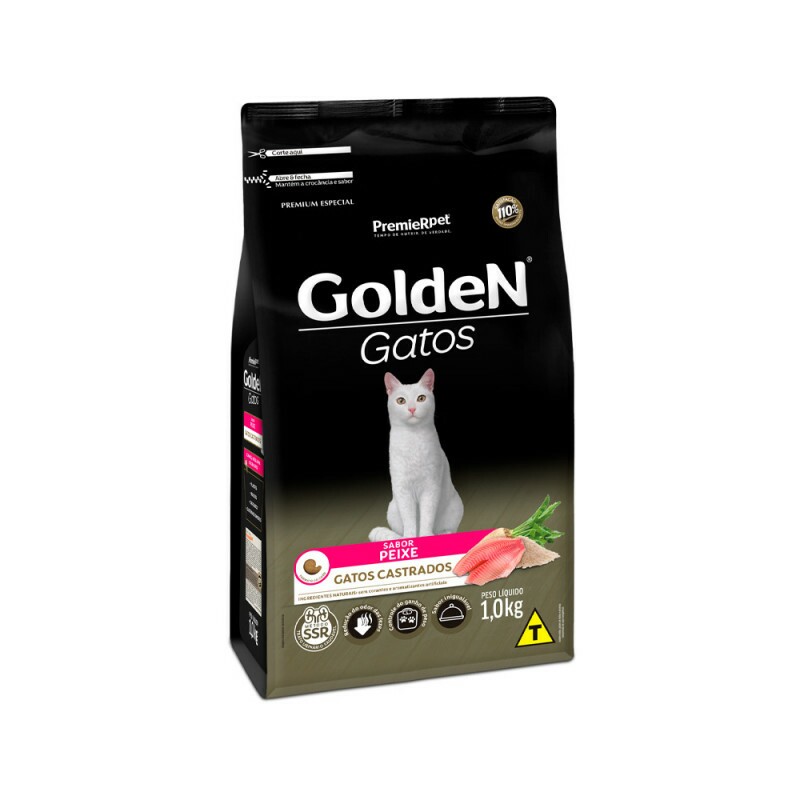 GOLDEN FORM GATOS AD CAST PEIXE 1KG