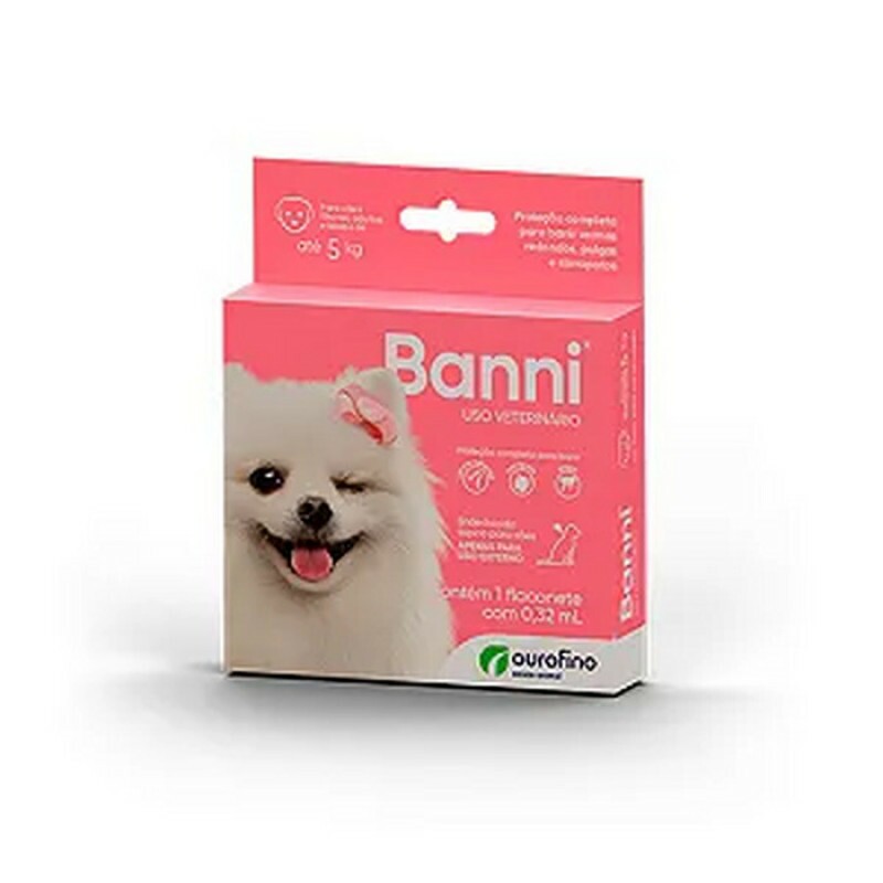 Banni Antipulgas para Cães até 5kg 0,32 ml