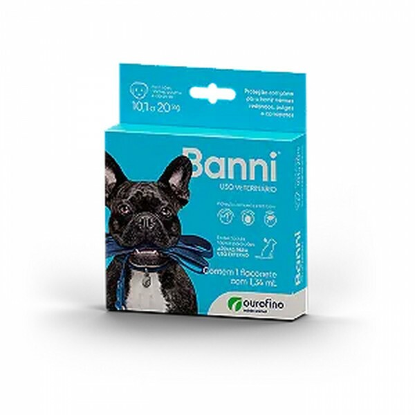 Banni Antipulgas para Cães de 10kg a 20kg 1,34 ml