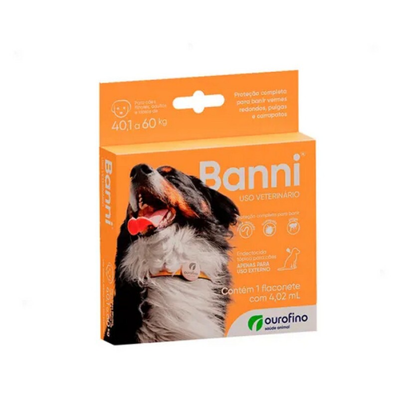 Banni Antipulgas para Cães de 40kg a 60kg 4,02 ml
