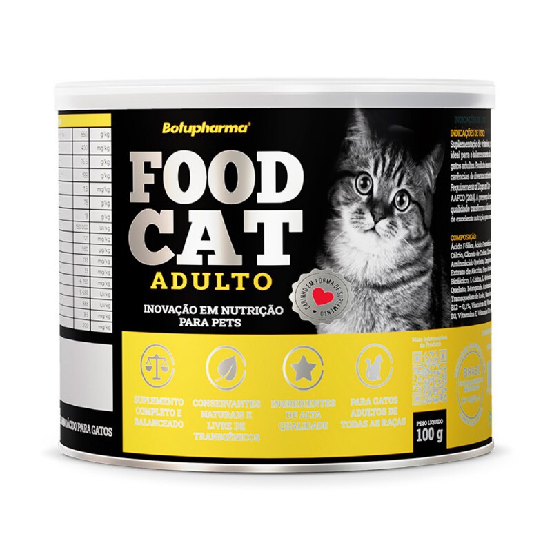 Suplemento Food Cat Adulto 100G