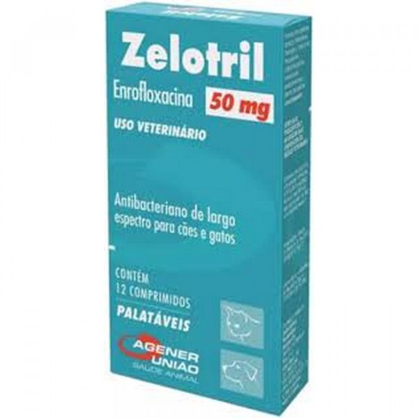 Zelotril Agener União 12 Comprimidos 50 MG 
