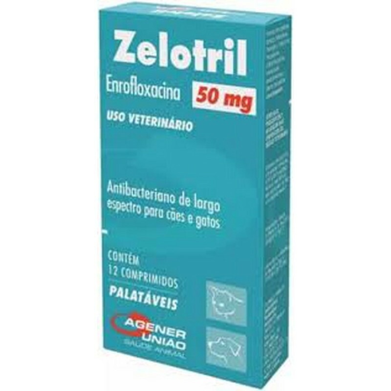 Zelotril Agener União 12 Comprimidos 50 MG 