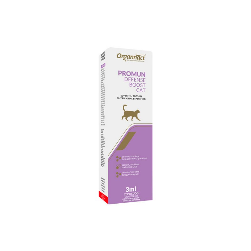 Suplemento Organnact Promum Defense Boost Dog para Cães 3 ml