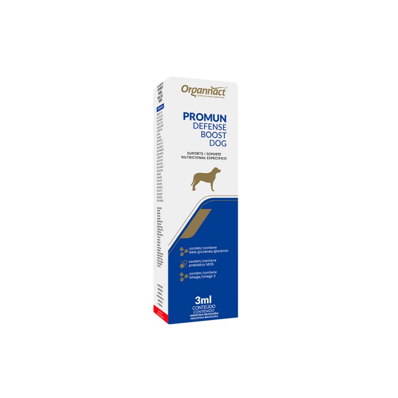 Suplemento Organnact Promum Defense Boost Dog para Cães 3 ml.
