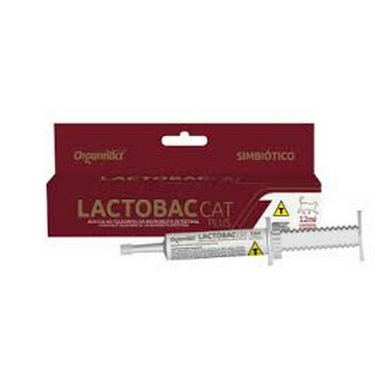 Lactobac Cat Plus Organnact Suplemento Vitamínico 12ML