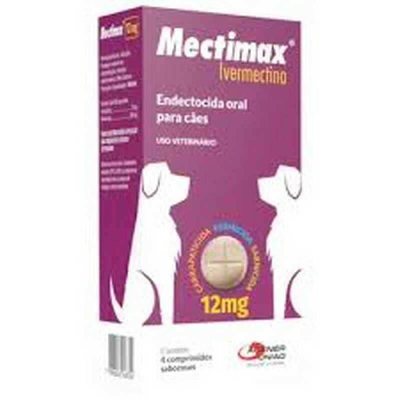 Mectimax Agener União 12mg 1 Blíster com 4 comprimidos