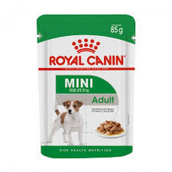 Ração Úmida Royal Canin Mini Adult Cães Adultos 85g