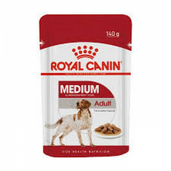 Ração Úmida Royal Canin Medium Adult Cães Adultos 140g