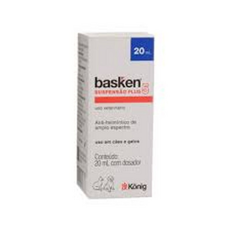 Basken Suspensão Plus 5 Cães e Gatos 20 ml