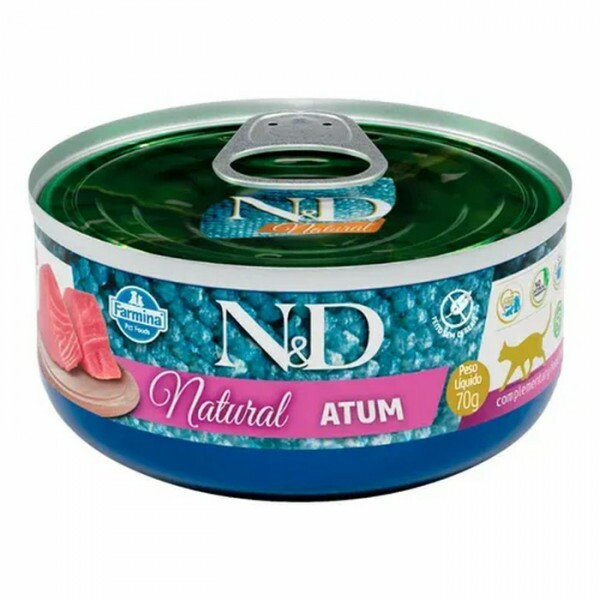 Ração Úmida N&D Natural Gatos Atum 70 g