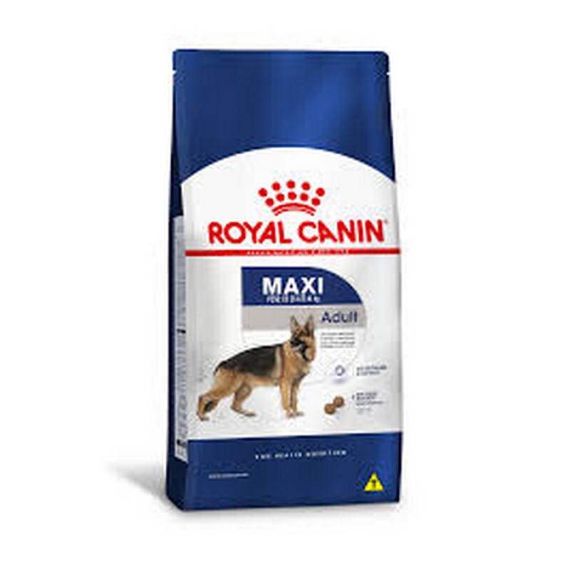 Ração Royal Canin Maxi Adult para Cães Adultos Porte Grande 15KG - UN