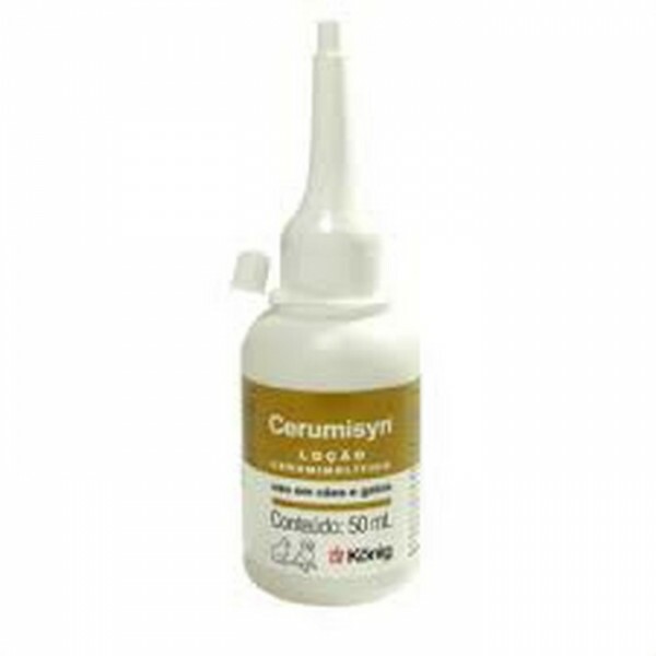 Loção Konig Ceruminsyn Para Cães e Gatos 50ml