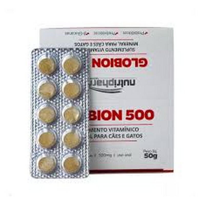 GLOBION PET 500MG BLISTER 10 CP