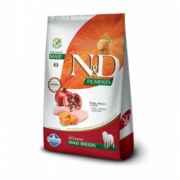 Ração N&D Pumpkin Cães Adultos Raças Grandes Frango 10,1 kg
