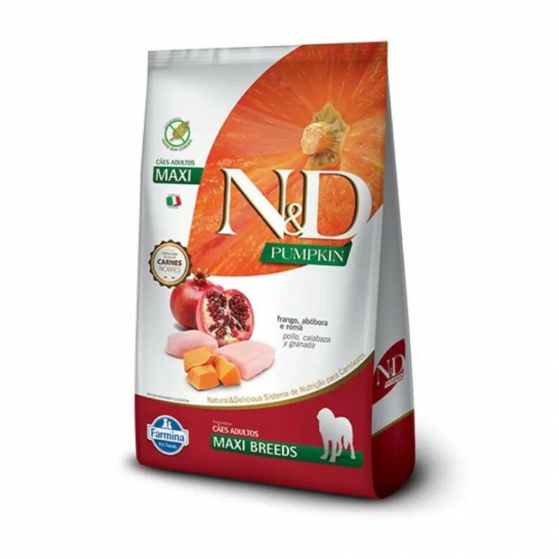 Ração N&D Pumpkin Cães Adultos Raças Grandes Frango 10,1 kg