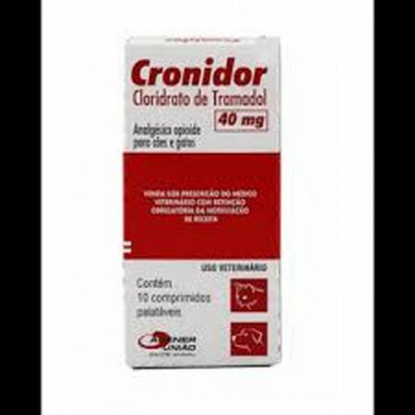 Analgésico Cronidor Cães e Gatos Agener 40 MG