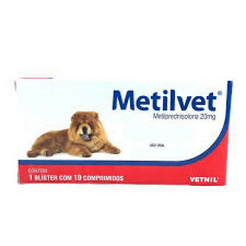 Anti-Inflamatório Metilvet 20mg 10 comprimidos