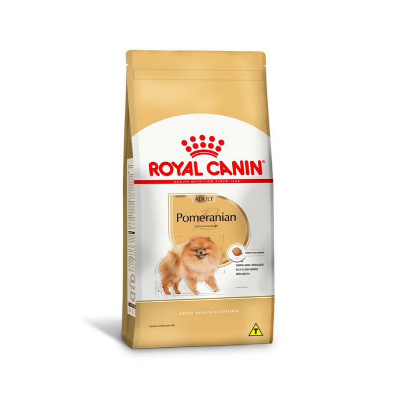 Ração Seca Royal Canin para Cães Adultos Pomeranian 1 KG