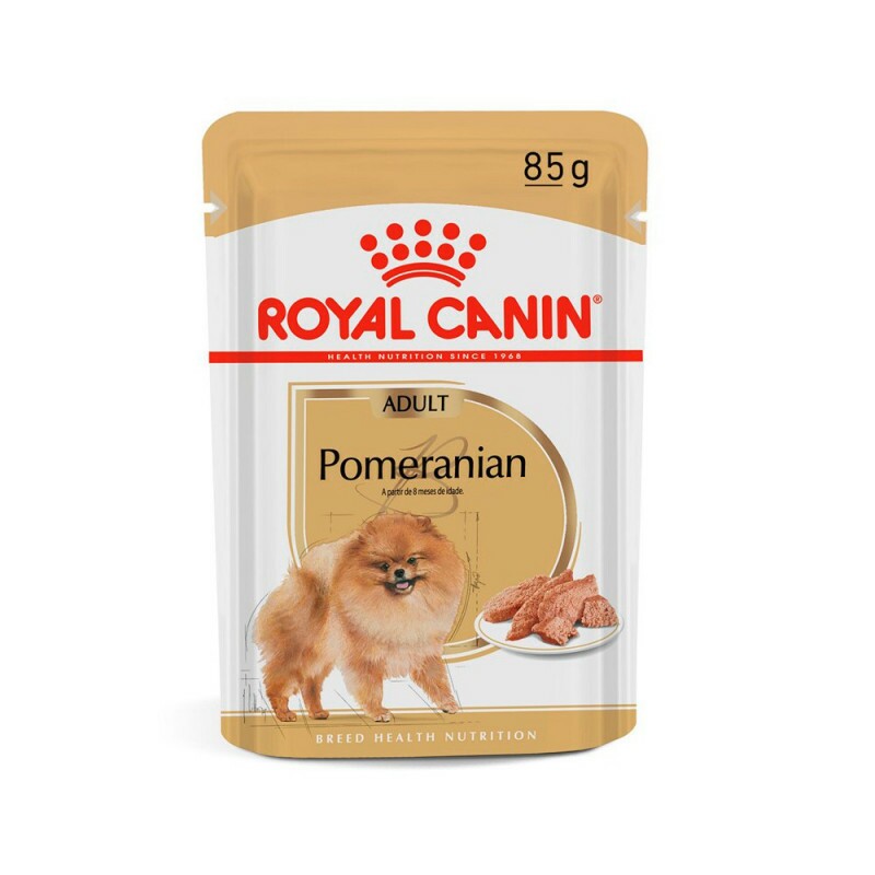 Ração Úmida Royal Canin Sachê Pomeranian para Cães Adultos 85 g