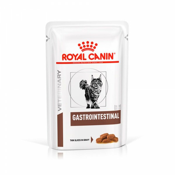 Ração Úmida Royal Canin Sachê Veterinary Diet Gastrointestinal Gatos com Doenças Intestinais - 85 g