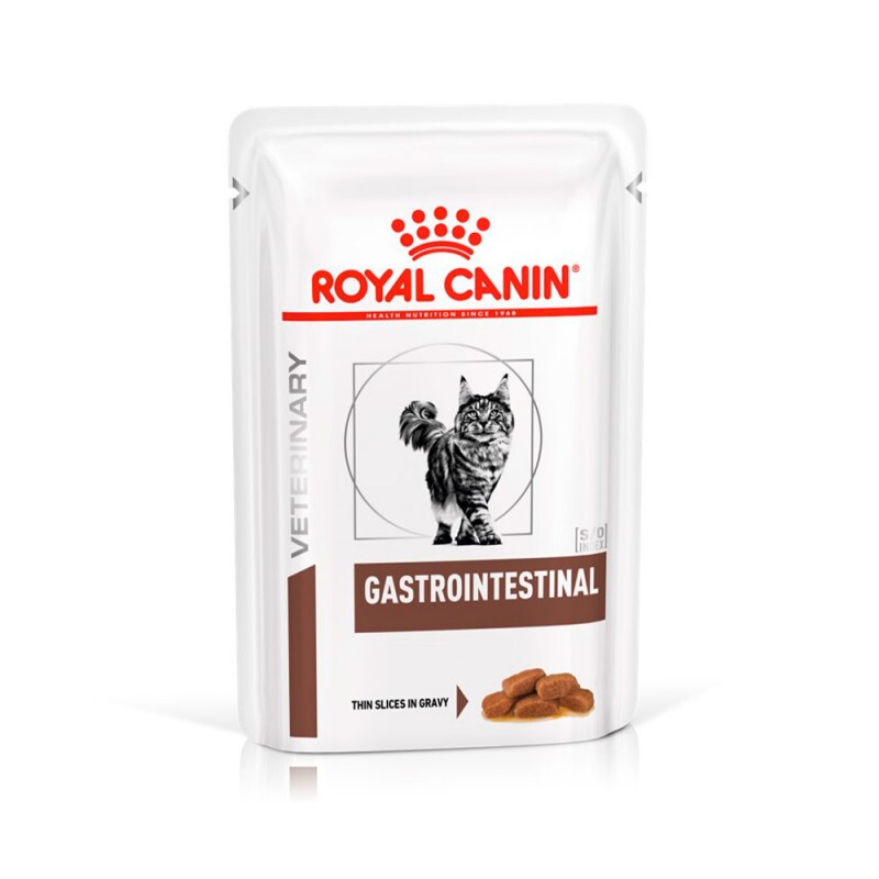 Ração Úmida Royal Canin Sachê Veterinary Diet Gastrointestinal Gatos com Doenças Intestinais - 85 g