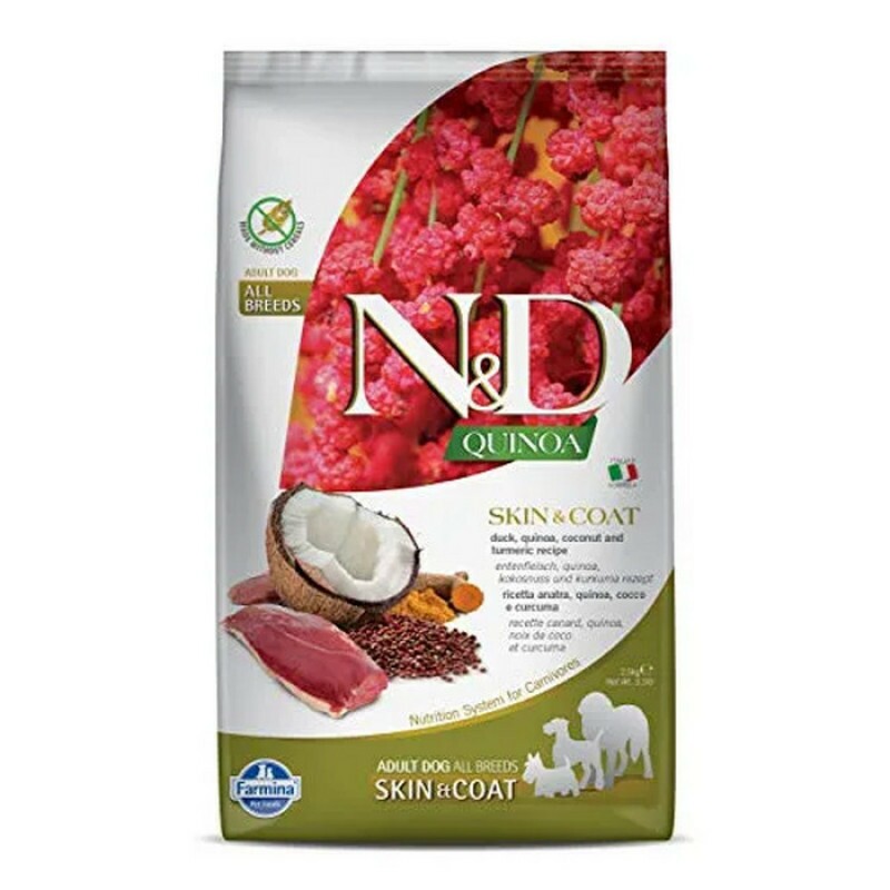 Ração Quinoa N&D para Cães Skin & Coat sabor Pato 800G