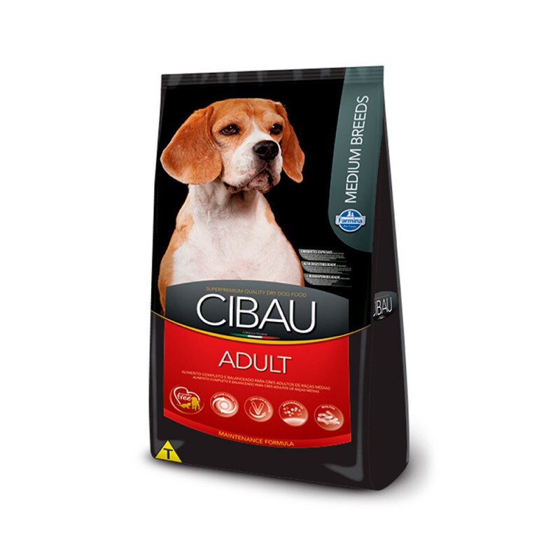Ração Cibau Medium Breeds para Cães Adultos de Raças Médias 25KG