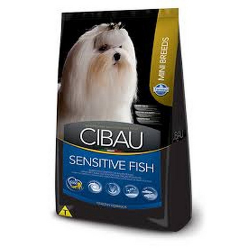 Ração Cibau Sensitive Fish para Cães Adultos de Porte Mini Sabor Peixe 10,1 kg