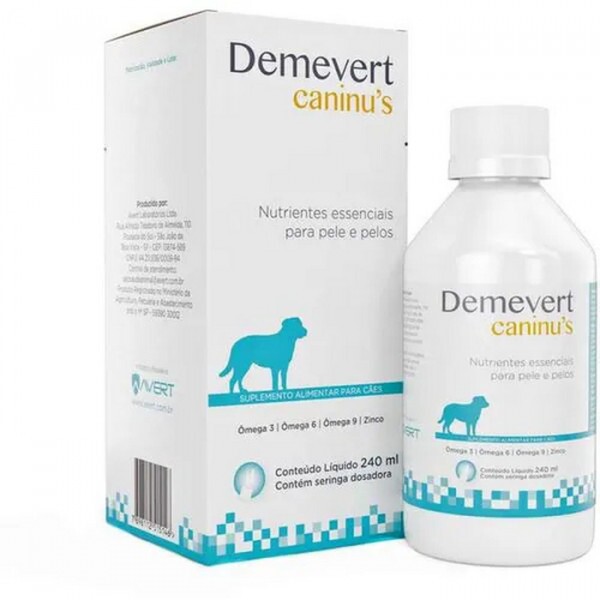 Demevert Caninus Suplemento Alimentar para Cães 240 ml