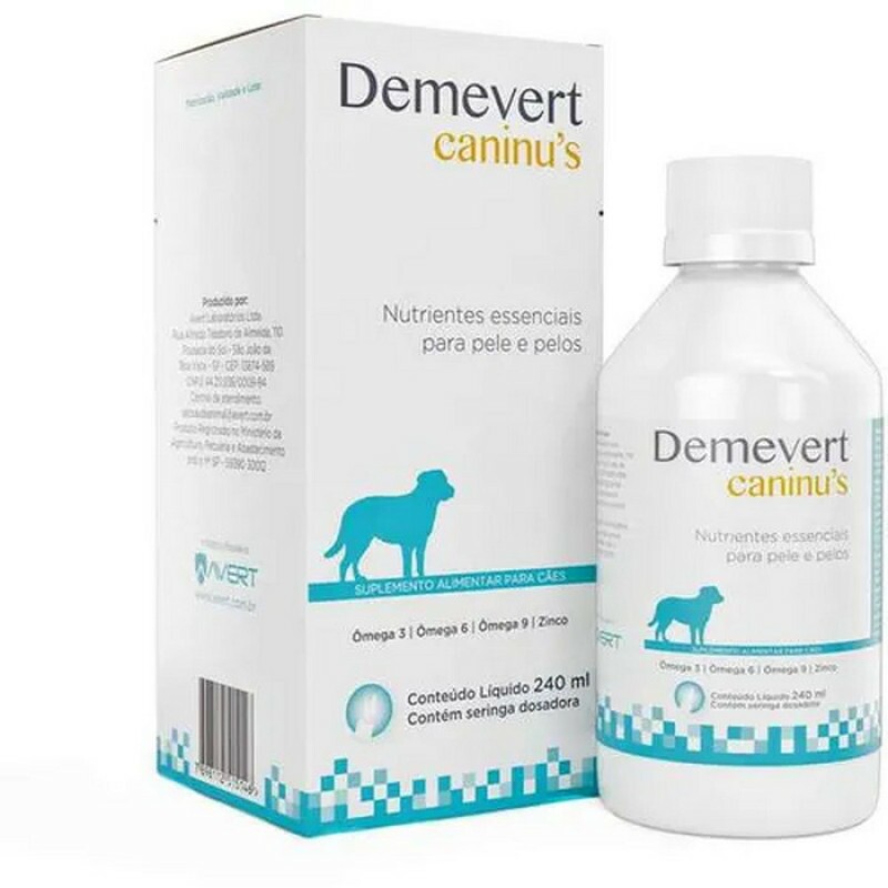 Demevert Caninus Suplemento Alimentar para Cães 240 ml