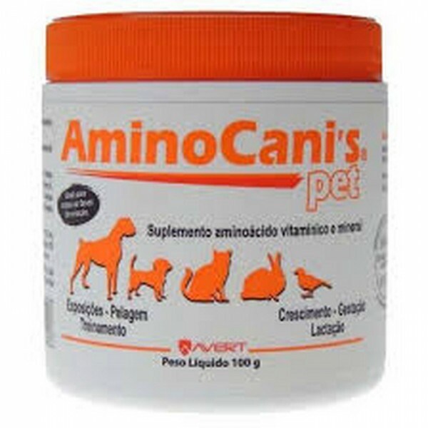 Suplemento Vitamínico Avert Amino Canis Pet 100G