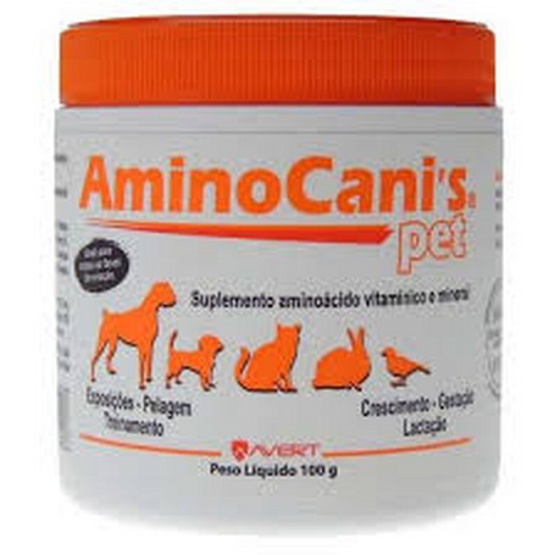 Suplemento Vitamínico Avert Amino Canis Pet 100G