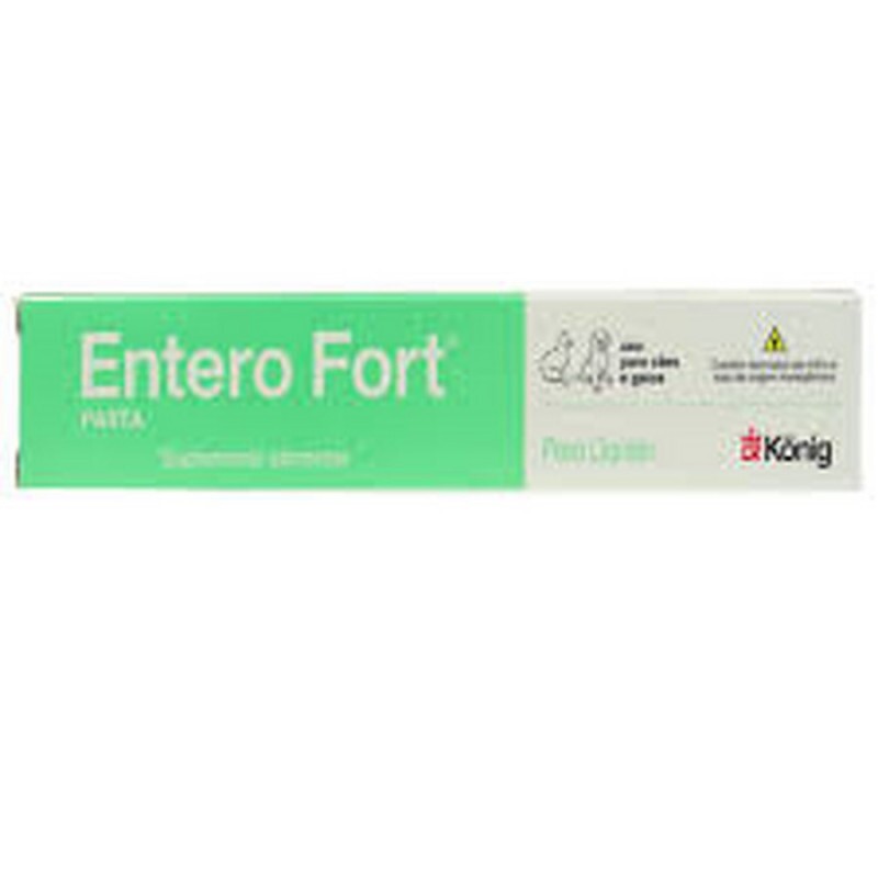 Suplemento Konig Entero Fort Pasta para Cães e Gatos -30G