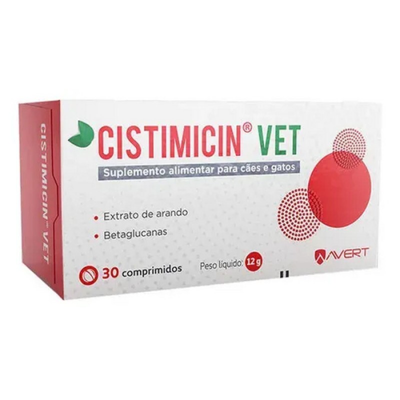 Cistimicin Vet Suplemento Alimentar para Cães e Gatos 30 comprimidos