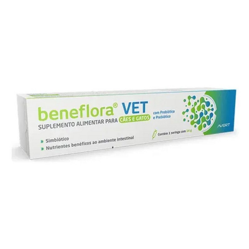 Suplemento Alimentar Avert Beneflora Vet para Cães e Gatos 14g