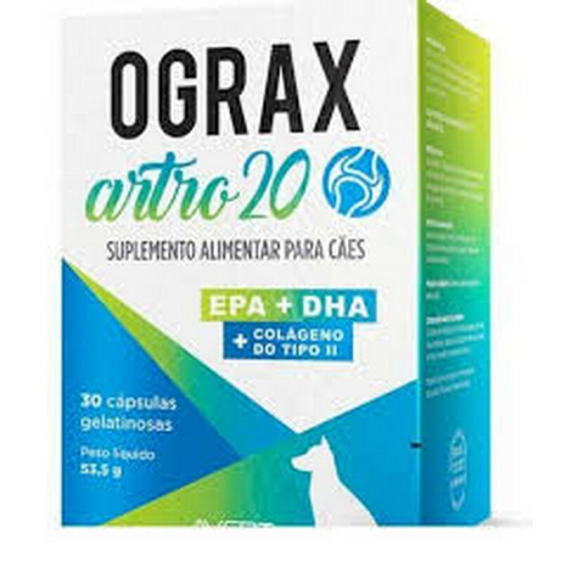 Ograx Artro 20 para Cães Avert 30 cápsulas