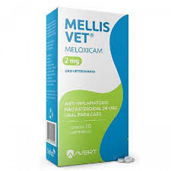 Mellis Vet 2mg Anti-inflamatório para Cães 10 comprimidos