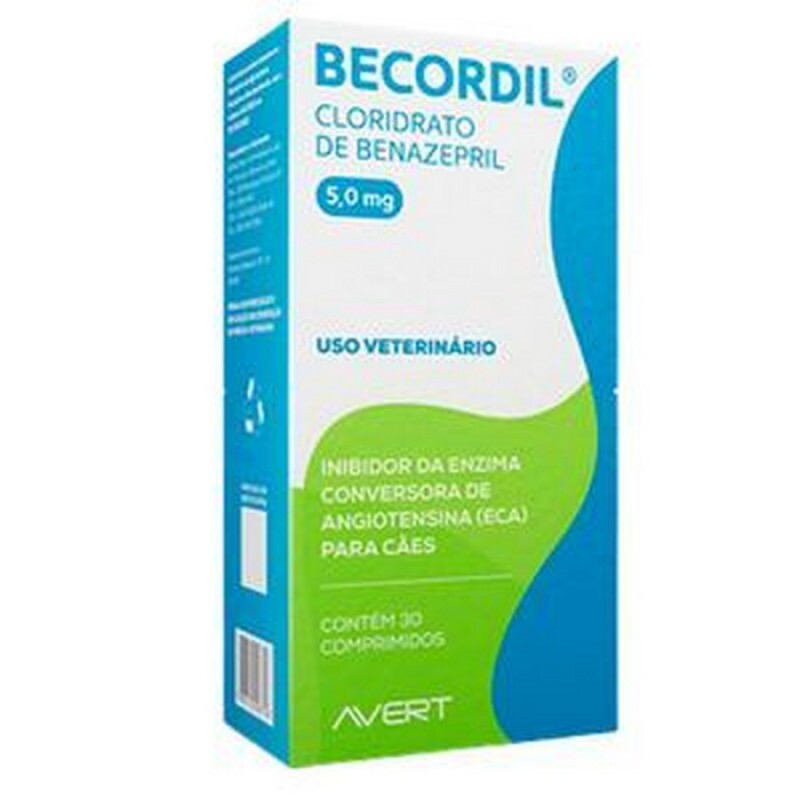 Anti-Hipertensivo Avert Becordil Avert 5,0 mg com 30 Comprimidos