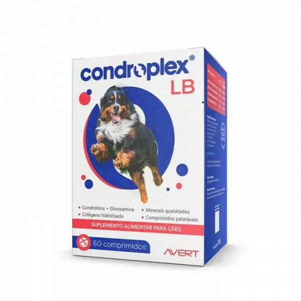Suplemento Alimentar Condroplex LB para Cães 60 comprimidos 120G
