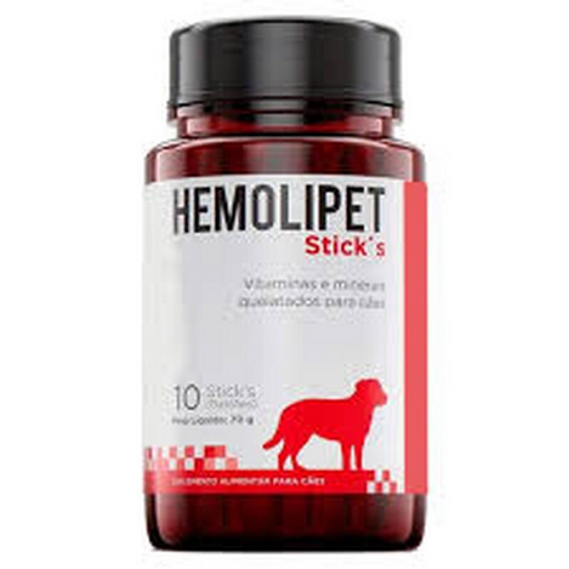 Suplemento Avert Hemolipet Sticks 10 Bastões 70G 