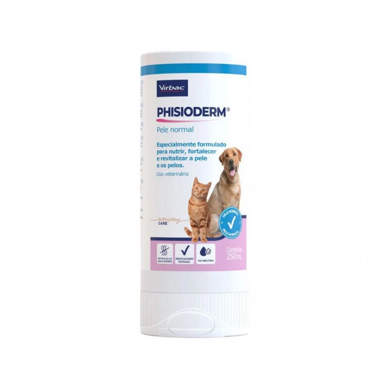 Shampoo Virbac Phisioderm Pele Normal 250ml