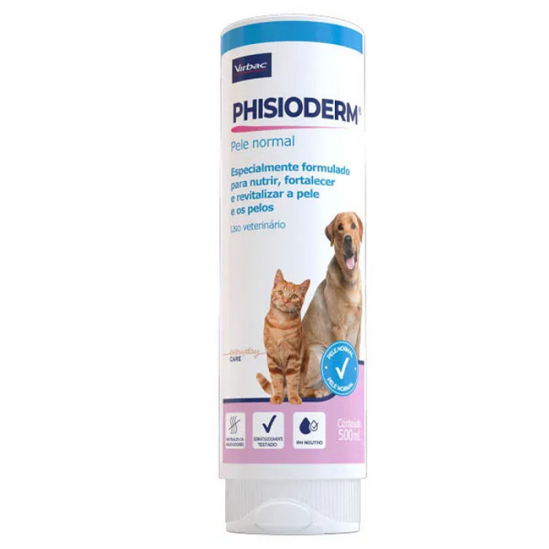 Shampoo Virbac Phisioderm Pele Normal 500ML