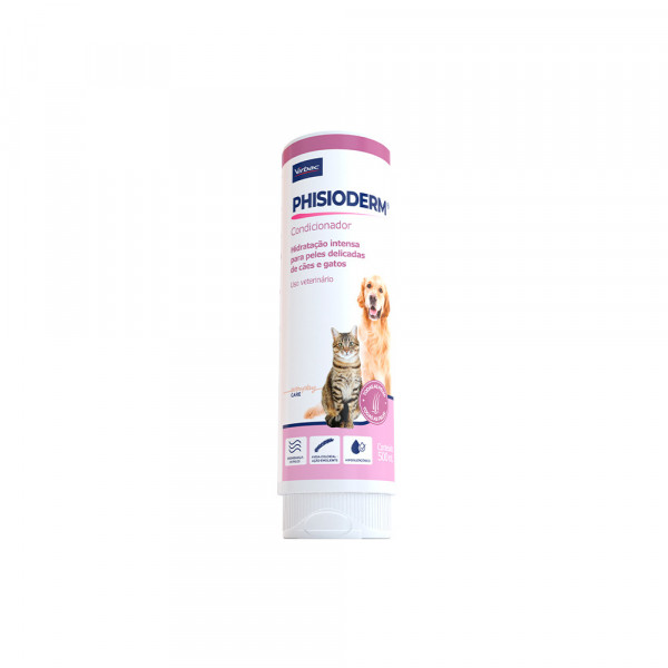 Condicionador Virbac Phisioderm para Cães e Gatos 500ML