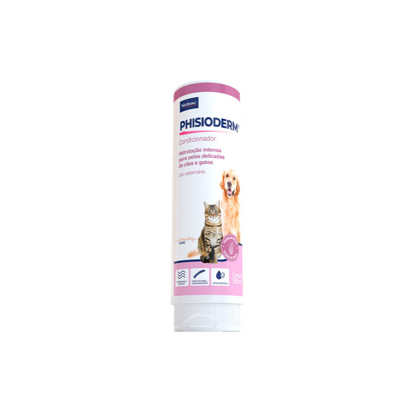 Condicionador Virbac Phisioderm para Cães e Gatos 500ML