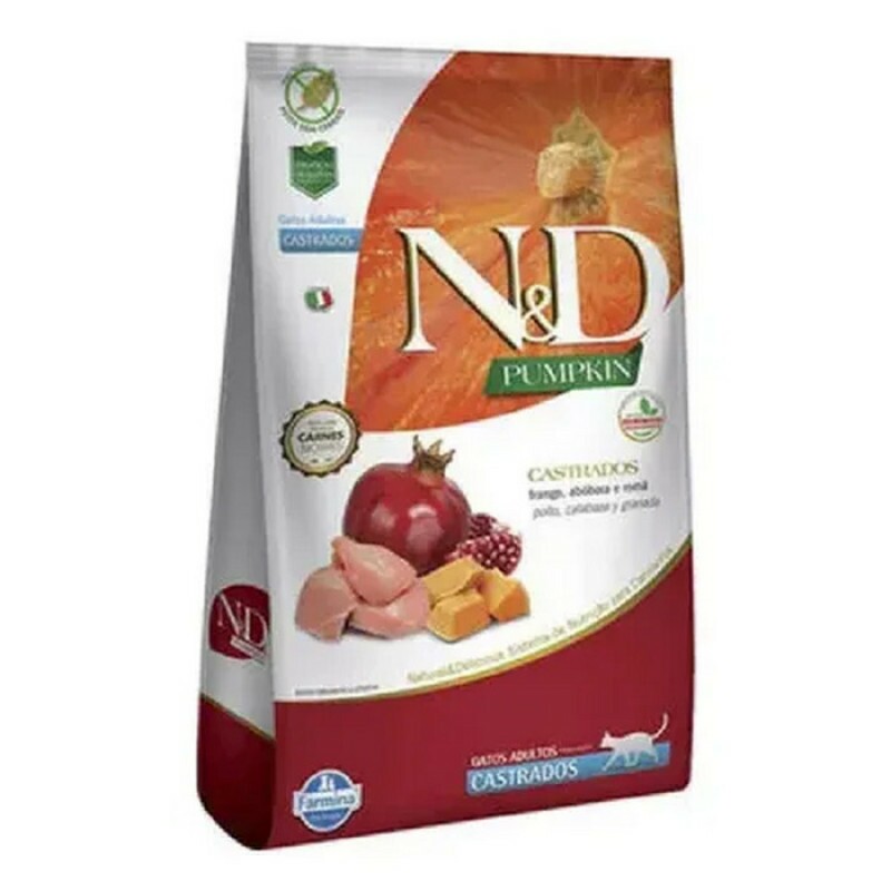 Ração N&D Pumpkin Gatos Adultos Castrados Frango 7,5KG